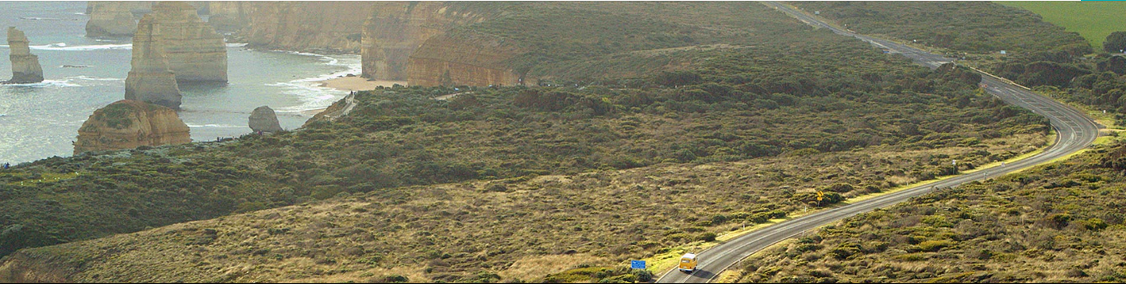 A Kombi on the Great Ocean Road